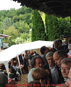 gonzague Saint Bris tout juste avant de remettre les prix